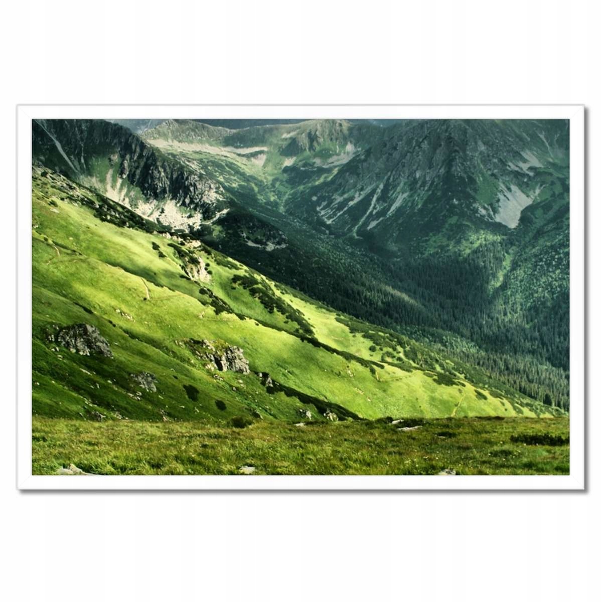 Plakáty v rámu 60x40 Tatry Polské hory Pohled