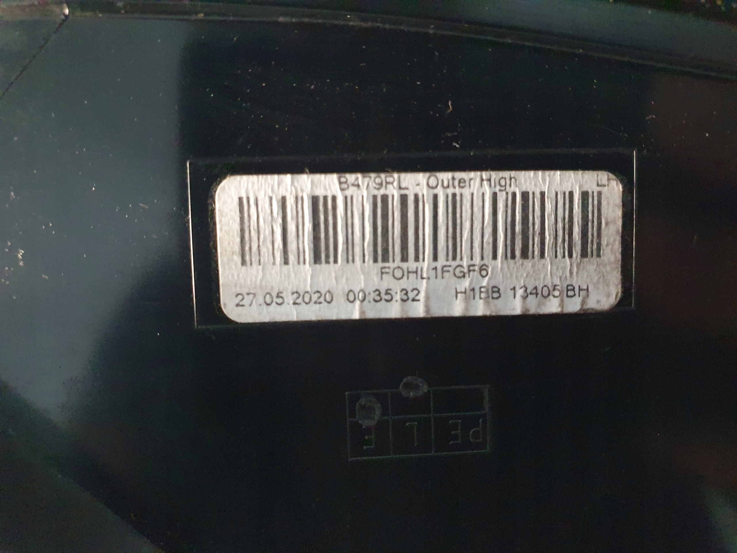 FORD FIESTA MK8 light left rear part rear H1BB-13405-BH