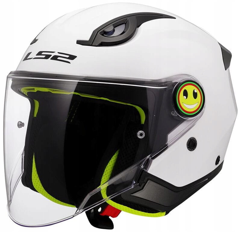 LS2 OF622 Funny II Solid White Otvorená Prilba Na Motocykel Jet Biela
