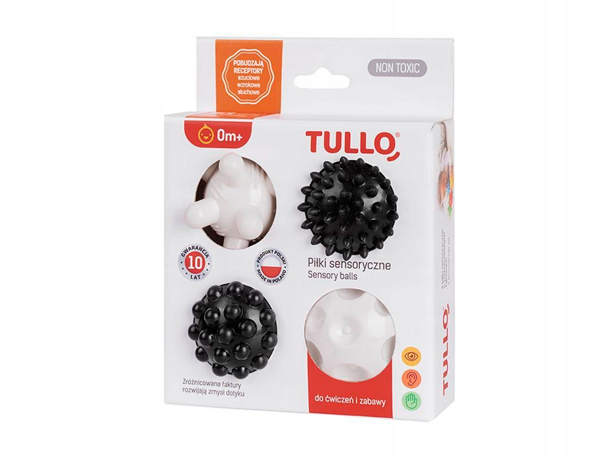

Tullo Piłki sensoryczne czarno-białe 4 szt.