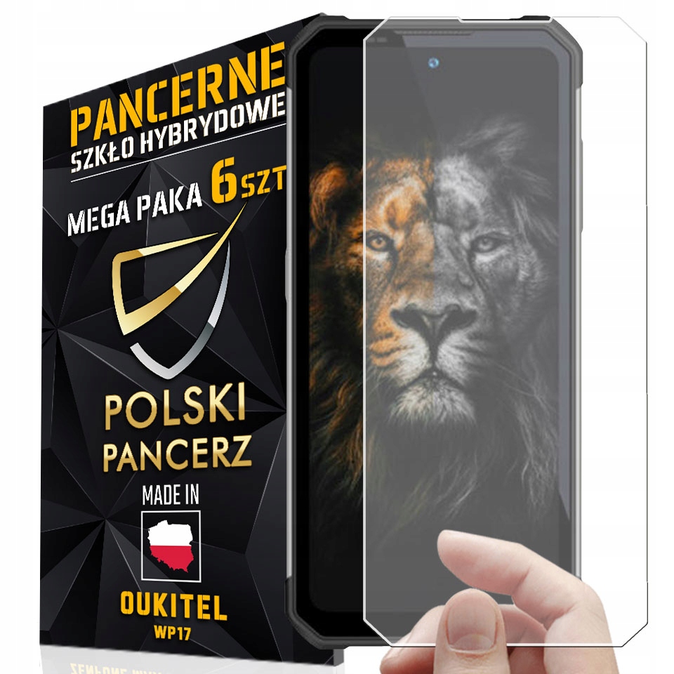 

6PACK Paka Szkło Do Oukitel WP17