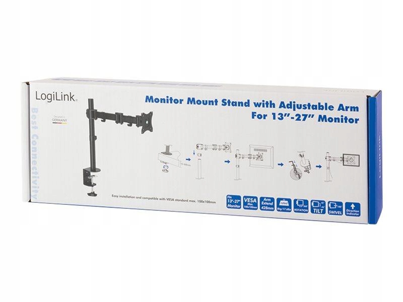 Logilink BP0021 Logilink Uchwyt do monitora Lcd/led, 13-27