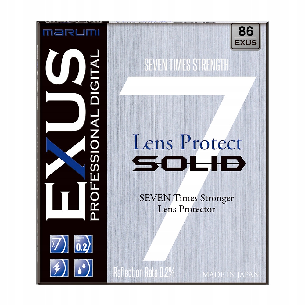 Marumi Exus Solid Lens Protect filtr ochronny 86 mm, szkło hartowane