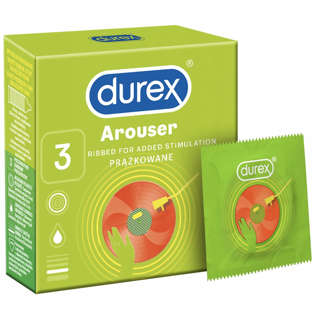 

Prezerwatywy Durex Arouser prążkowane 3 szt