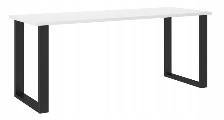 Stół loftowy do jadalni IMPERIAL 185 x 67 BIAŁY