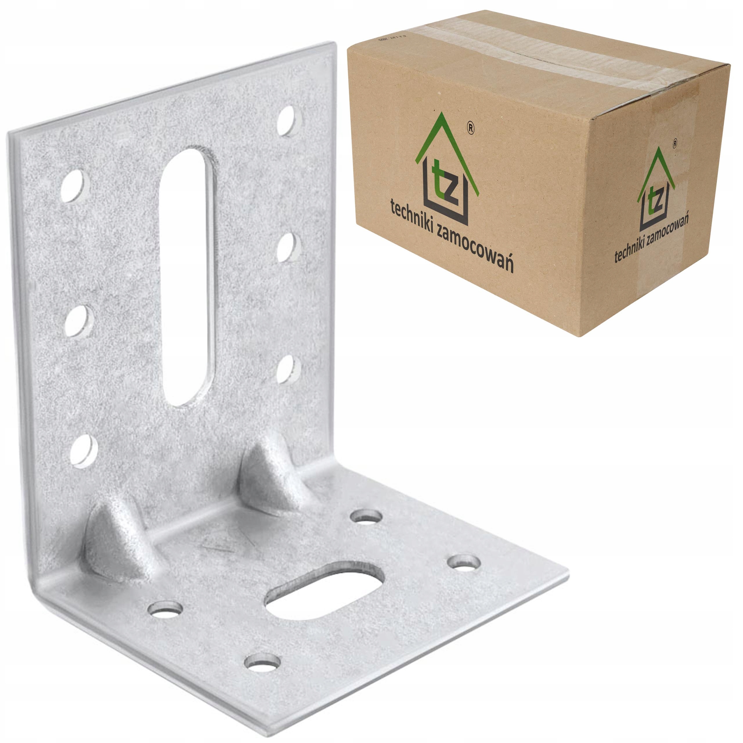 Perforované ocelové úhelníky 70x50x60 x 2 mm 50 ks nastavitelné KR2