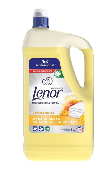 Levně Lenor tekutá aviváž 5l žlutá Summerbrise Němčina