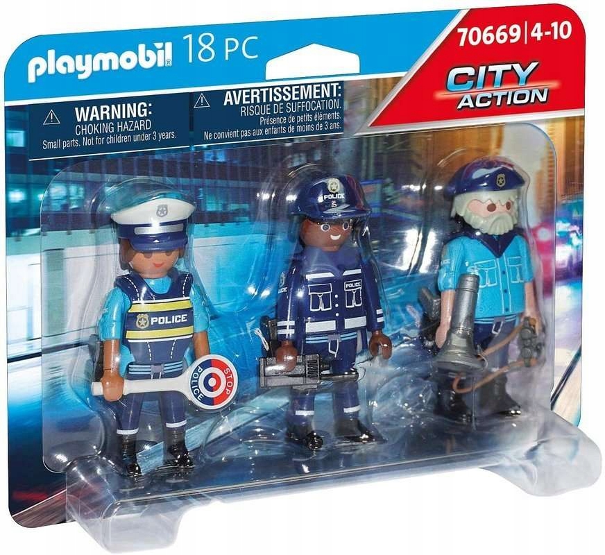 

Playmobil Zestaw Figurek: Policjanci 70669