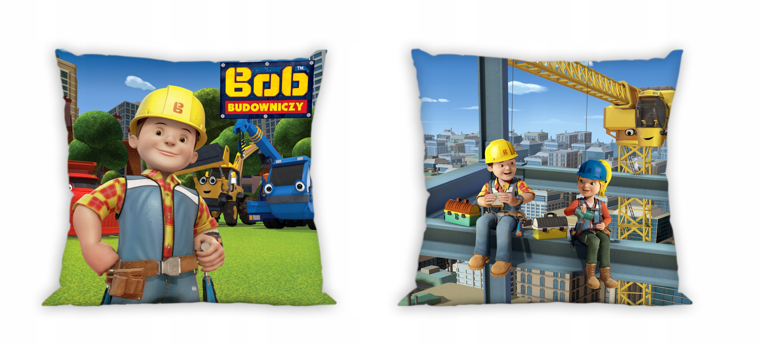 

Poszewka Bob Budowniczy Na Poduszkę 40X40 Jaśka