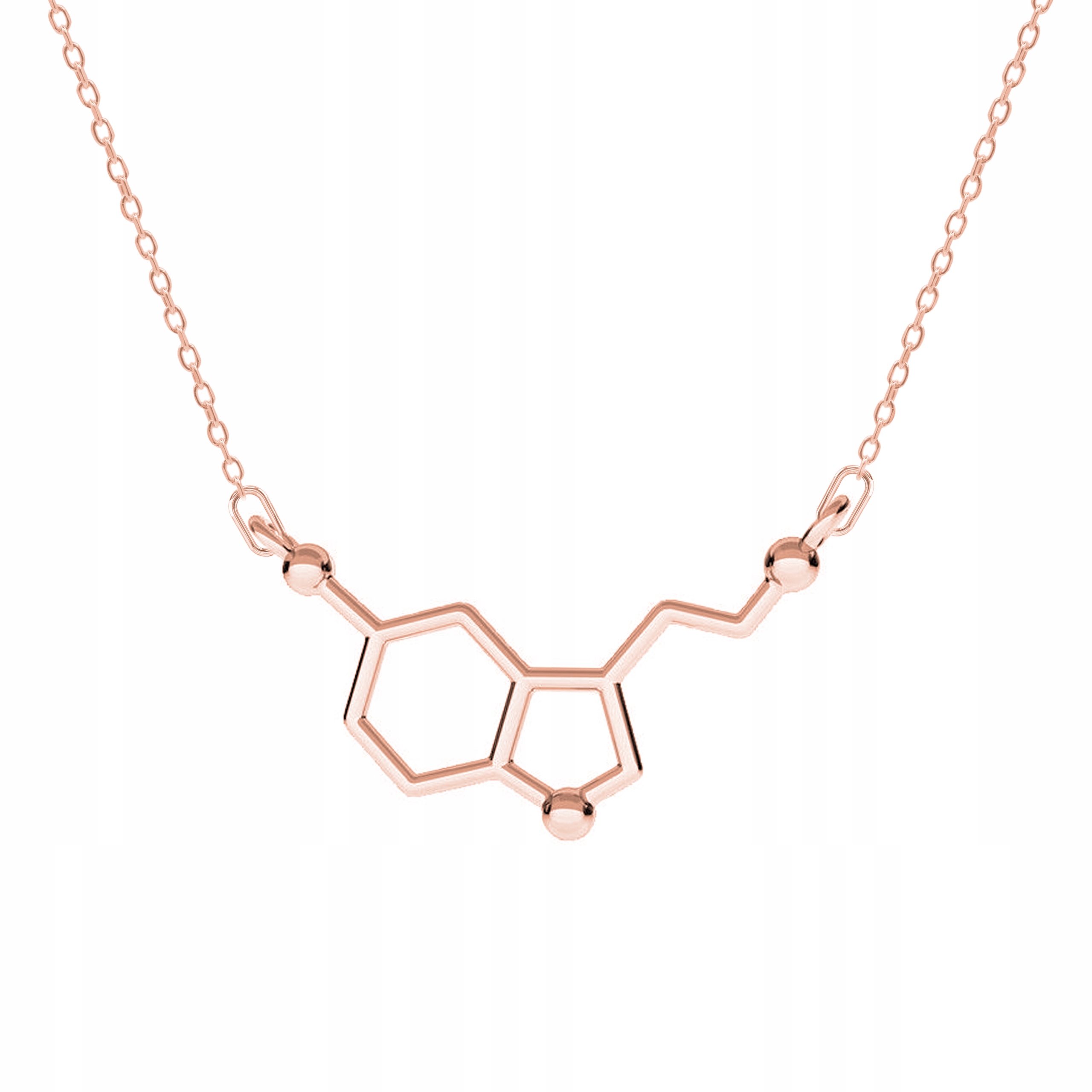 

Łańcuszek złoty naszyjnik 925 Wzór Serotonina