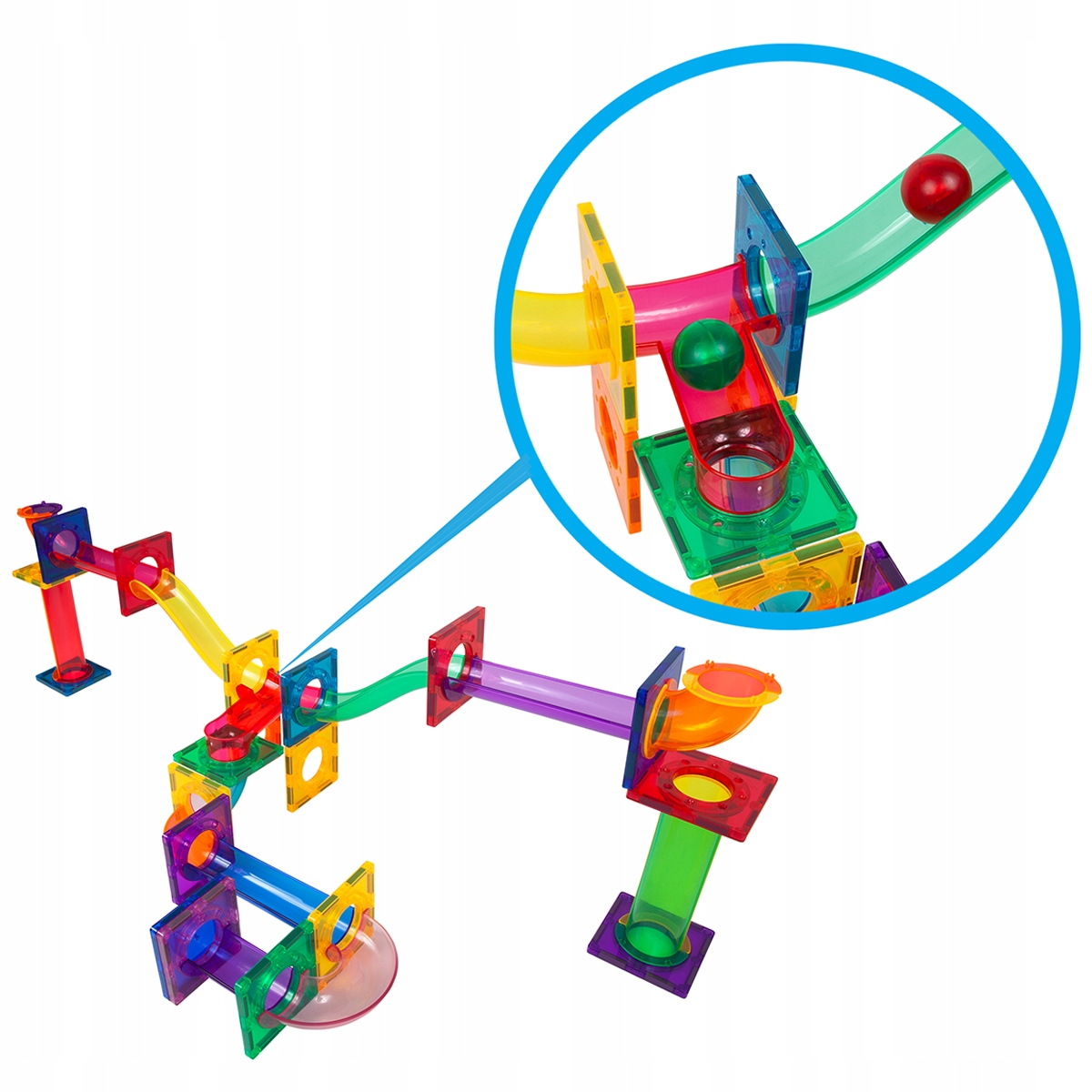 PICASSO TILES Golyópálya Építőjáték Mágneses Kockák Gyermek életkora 3 év <