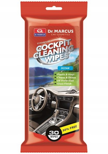 

Chusteczki do kokpitu Gloss Finish Ocean 30 szt.