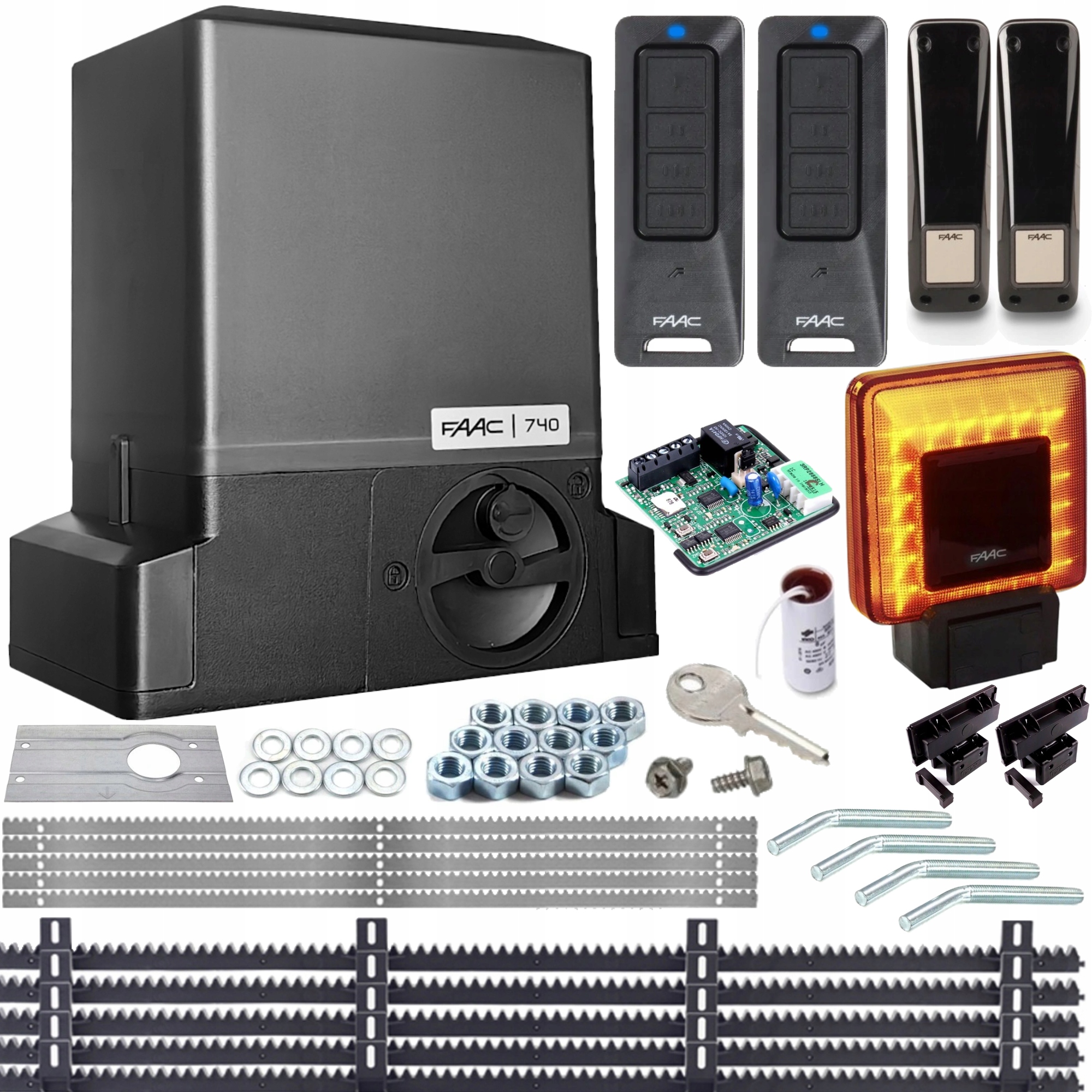 Sada pohonu pro brány Faac 740 5x Lišta