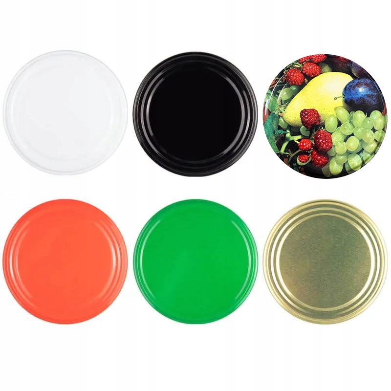 SŁOIK SŁÓJ SZKLANY 5l PRZETWORY NALEWKI + ZAKRĘTKA Kolor przezroczysty