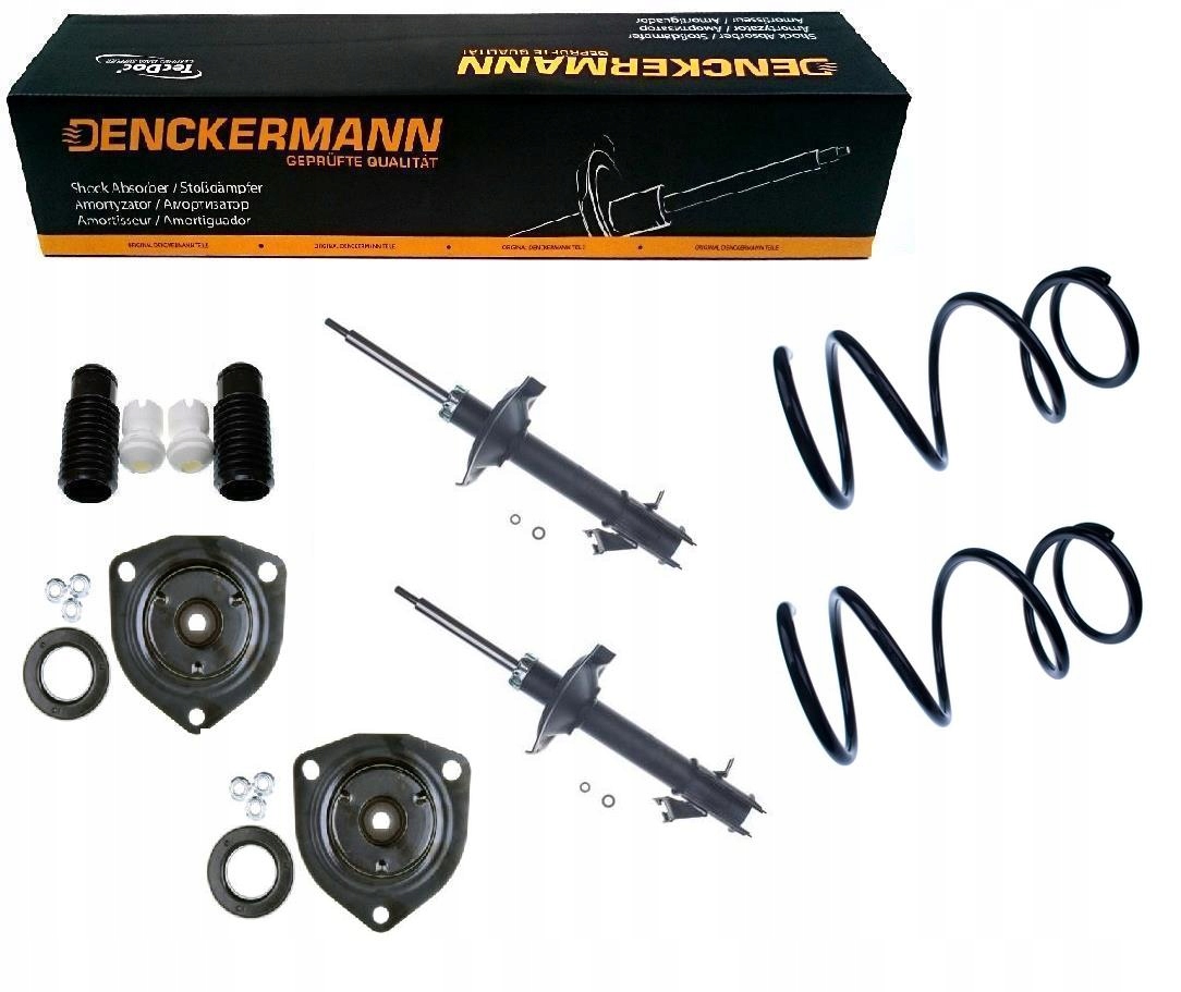 AMORTYZATORY SPRĘŻYNY X-TRAIL T30 2.2 2001- PRZÓD