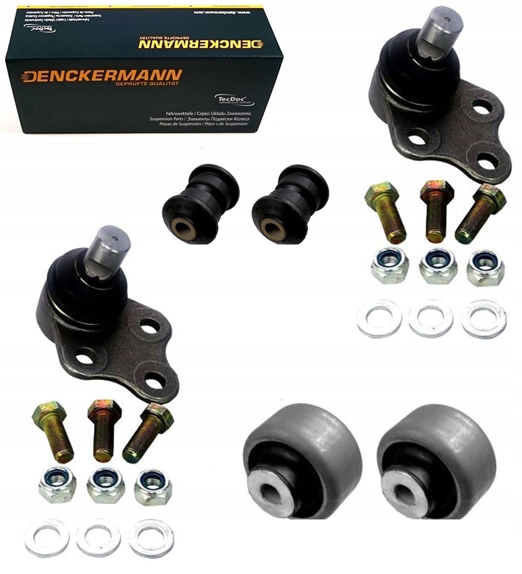 Sada předního odpružení Mercedes Vito W638 Sworznie Pouzdra Wahacza