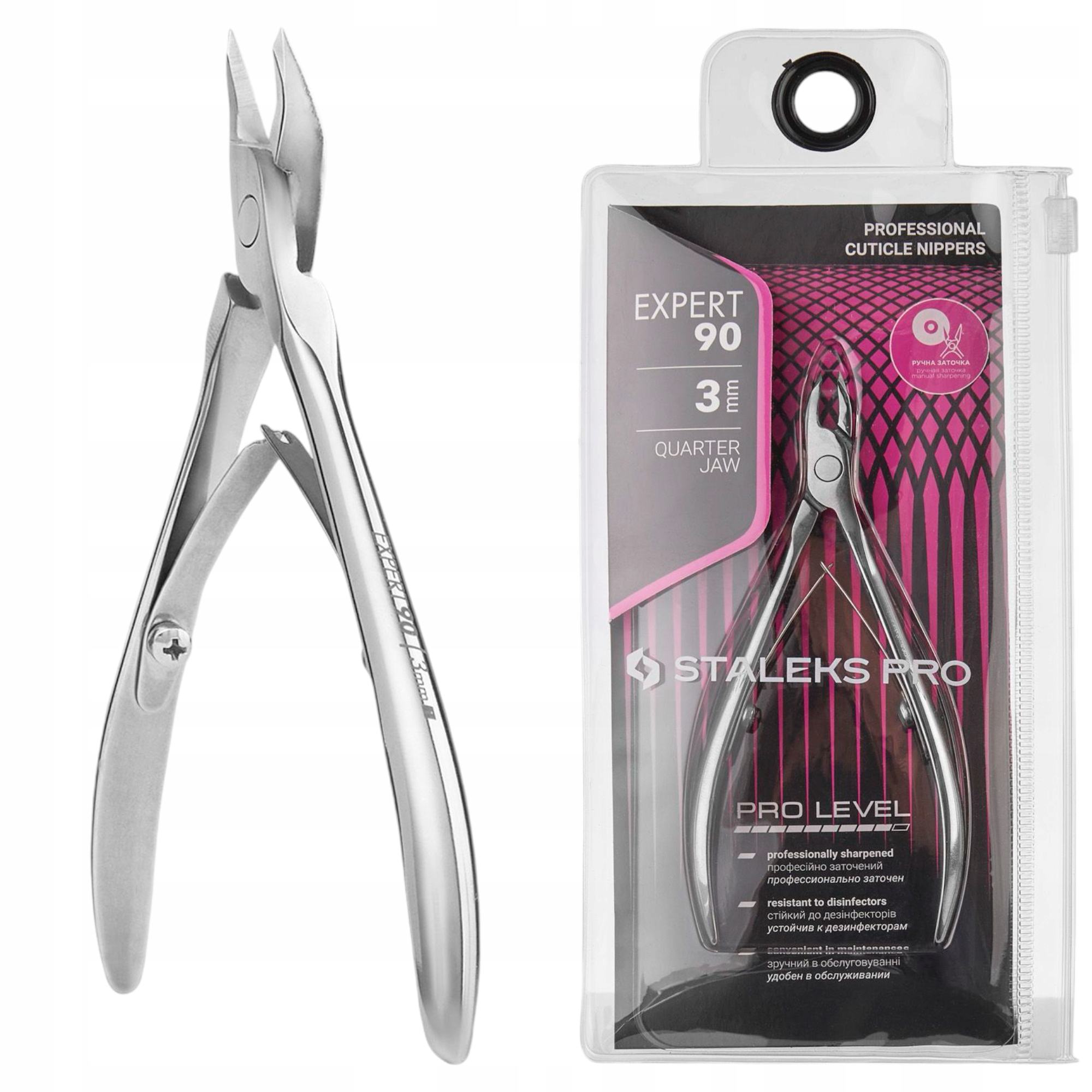 Staleks Profesionální nůžky na kůžičku 3 mm NE-90-3