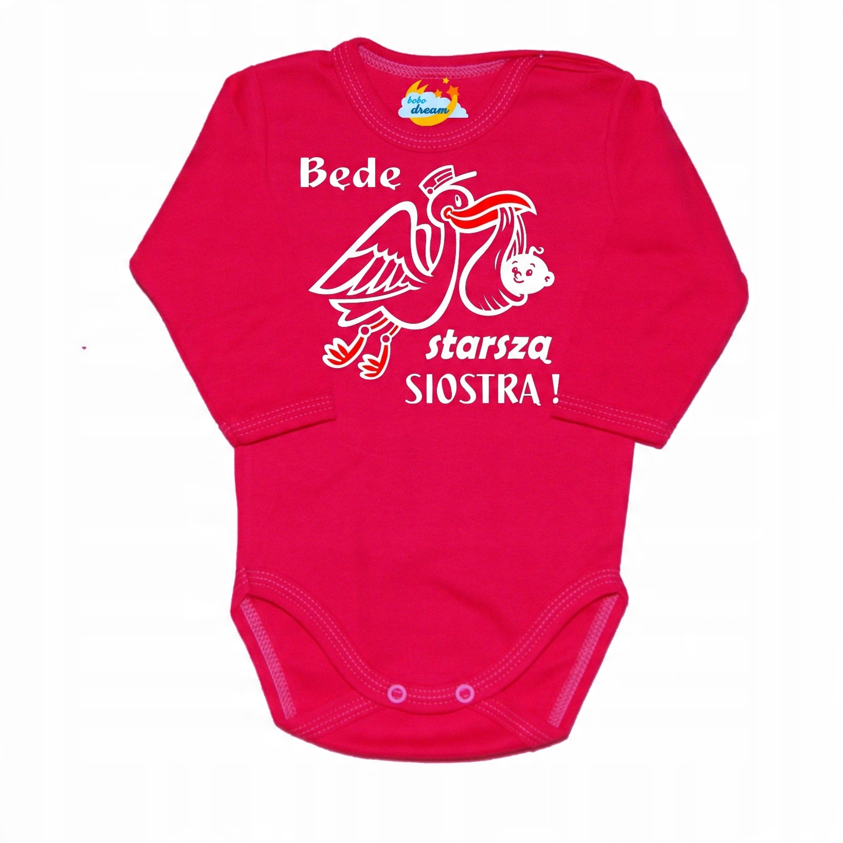 

Body niemowlęce Będę Starszą Siostrą 92