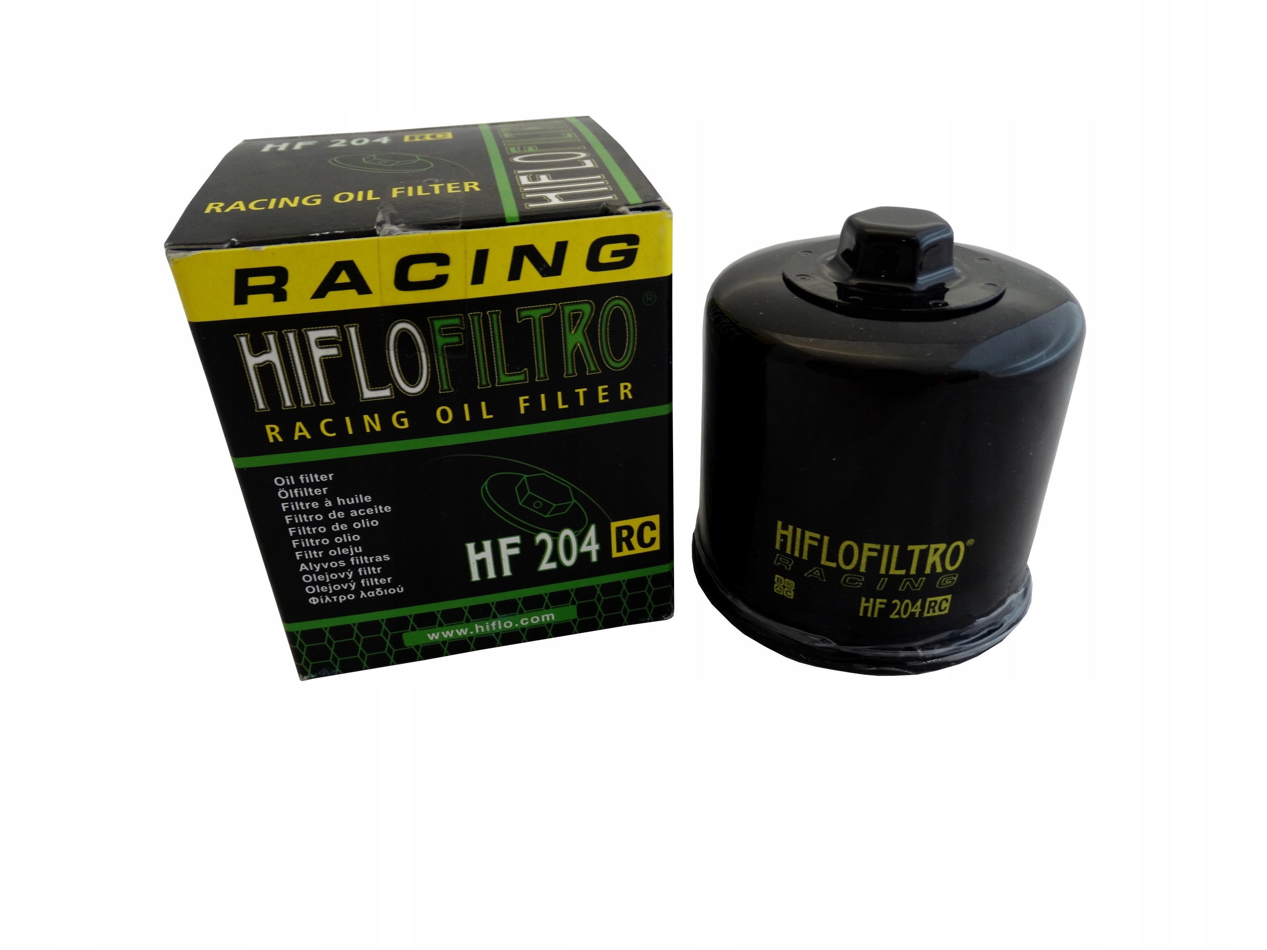 FILTR OLEJU HIFLO HF204RC - HONDA,KAWASAKI,YAMAHA