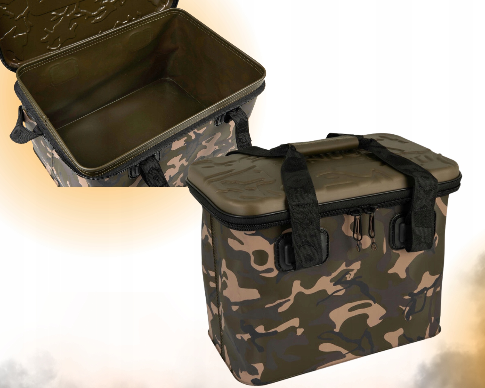 Wodoodporna, wytrzymała torba z materiału Eva Fox Aquos Camolite 30 l