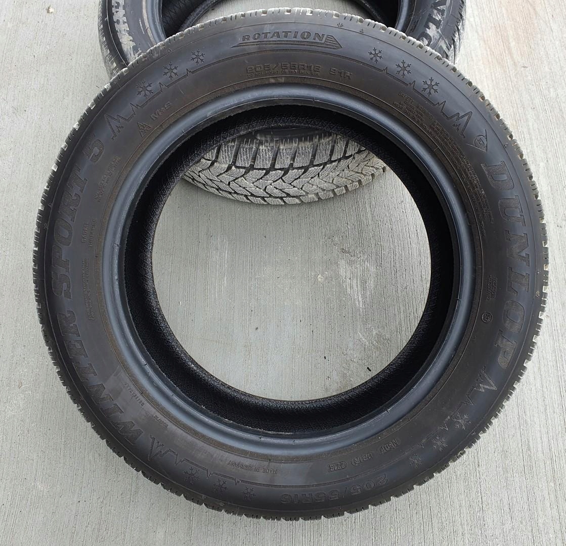 OPONY DUNLOP WINTER SPORT 5 205\55\R16 8MM PARA Sezon zimowe