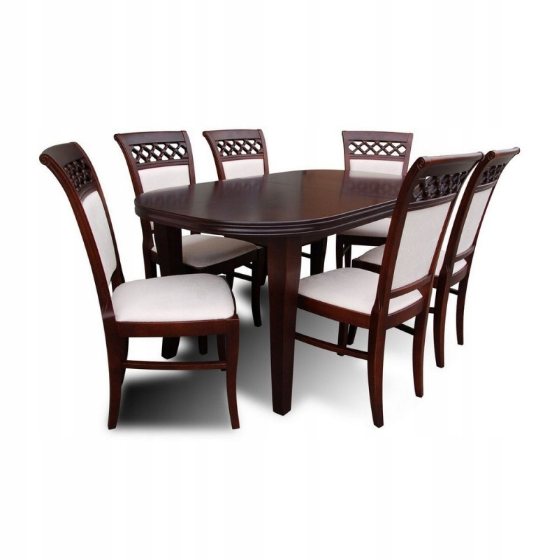 OWALNY, ROZKŁADANY STÓŁ DO SALONU 90/160 DO 240, polskie meble Głębokość mebla 90 cm