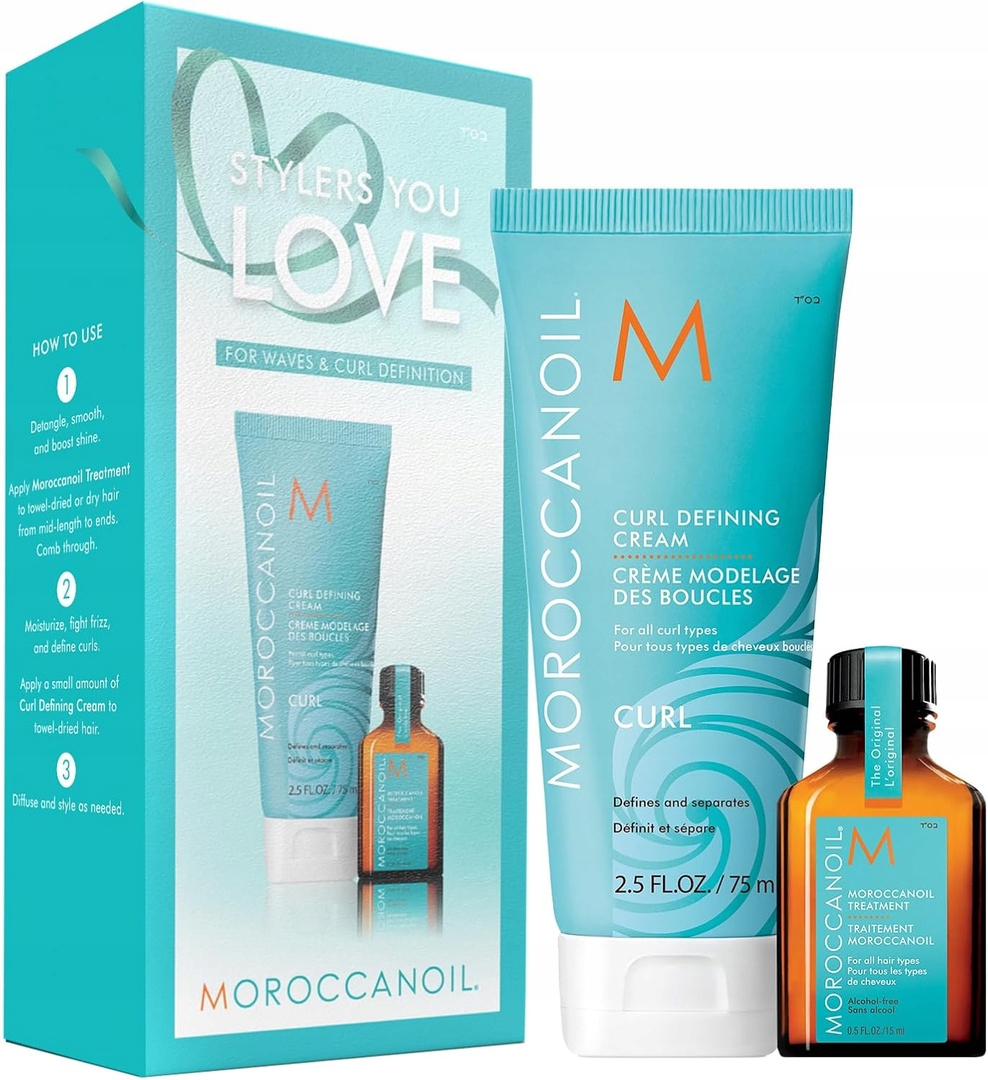 Moroccanoil Stylers You Love Duo Curl- Mini Zestaw do Włosów Kręconych