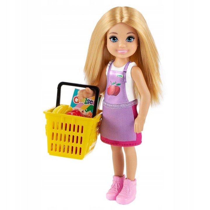Lalka Barbie Chelsea sklep + akcesoria ZESTAW Seria Club Chelsea