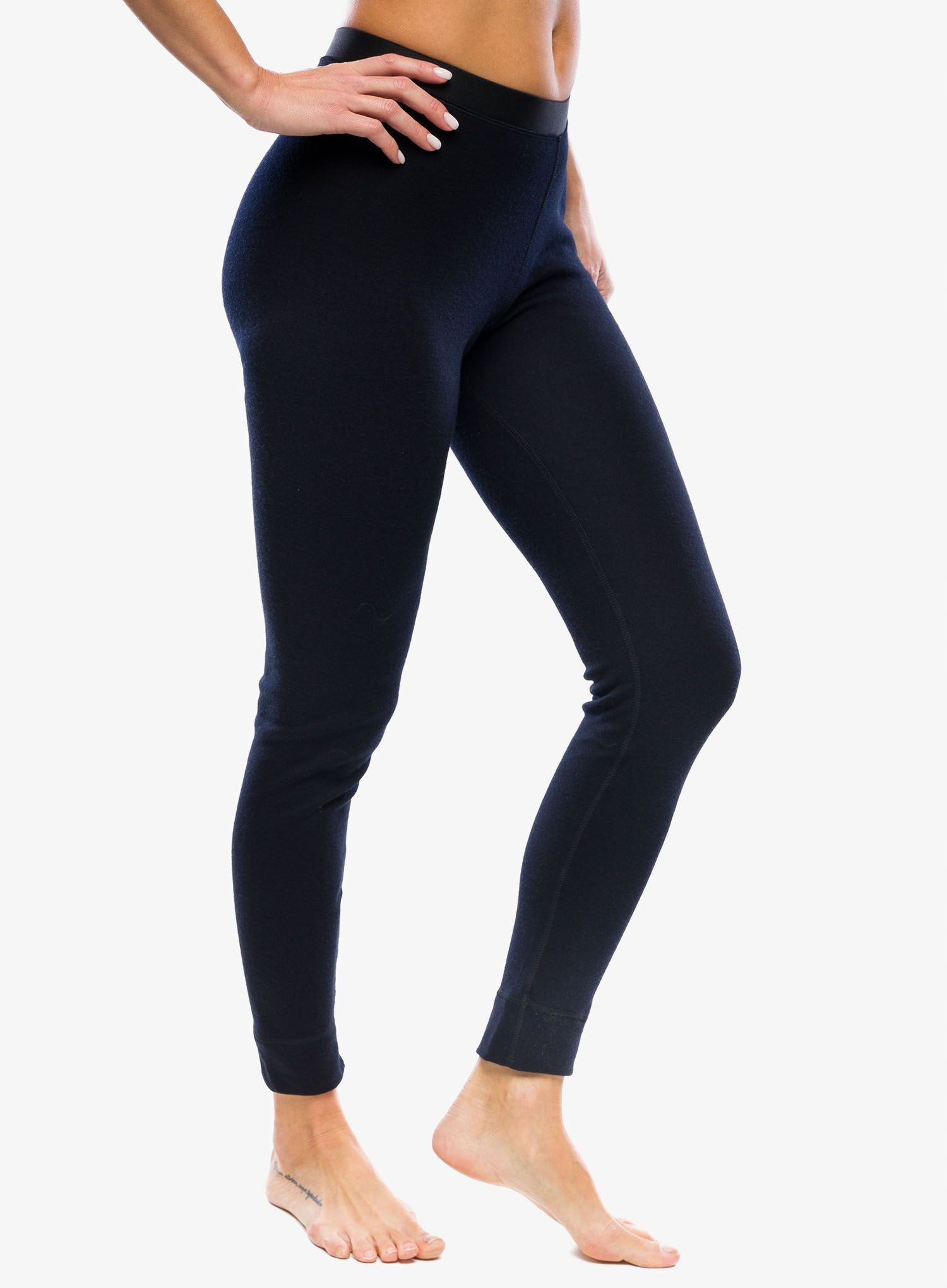 Dámské termo legíny Odlo Merino 260 Bl Bottom Long černá S