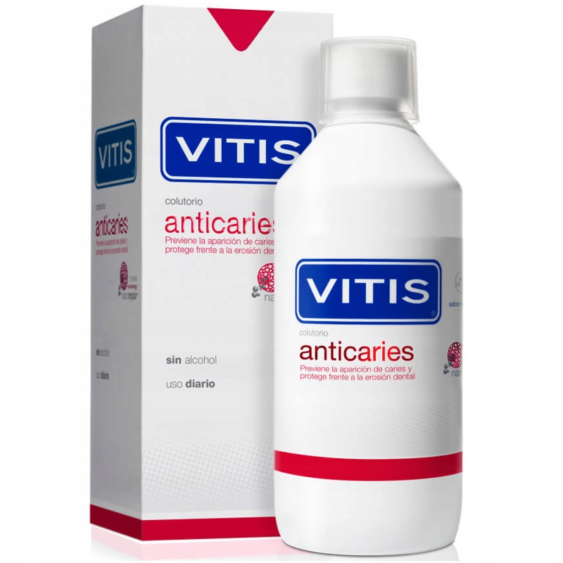 

Płyn do Płukania Ust Vitis Przeciw Próchnicy 500ml