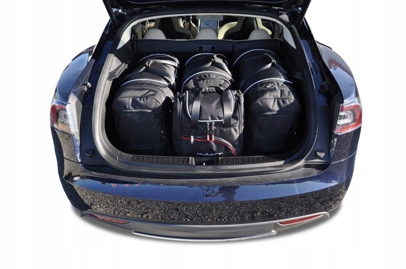 J&j Automotive Sada 4ks cestovných tašiek Sport pre Tesla Model S 2012-201