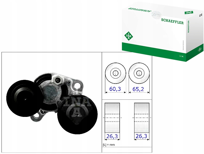 Napínák Klínového Řemene Vel. Bmw 1 3 5 X3 1.6-3. Sada řidiče #35