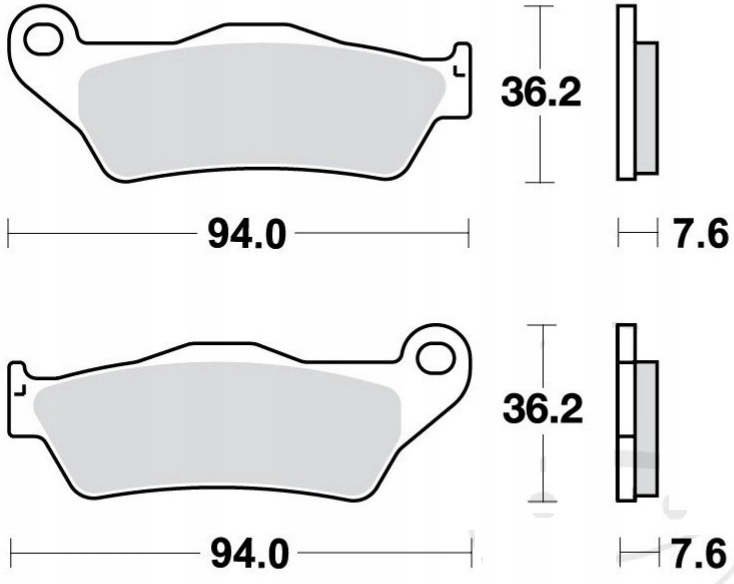 KLOCKI HAM PRZÓD TRW Yamaha YZF-R 125 '08-13 EAN (GTIN) 59019452041802