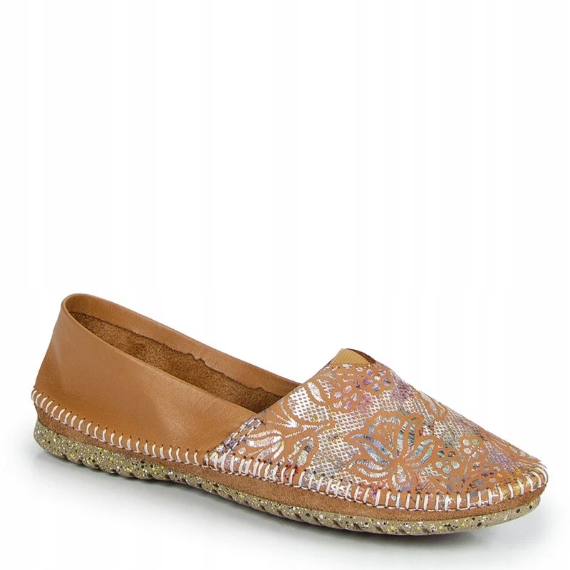 Maciejka T1929-30/00-0 Hnědé Kožené Mokasíny S 40 Vzory