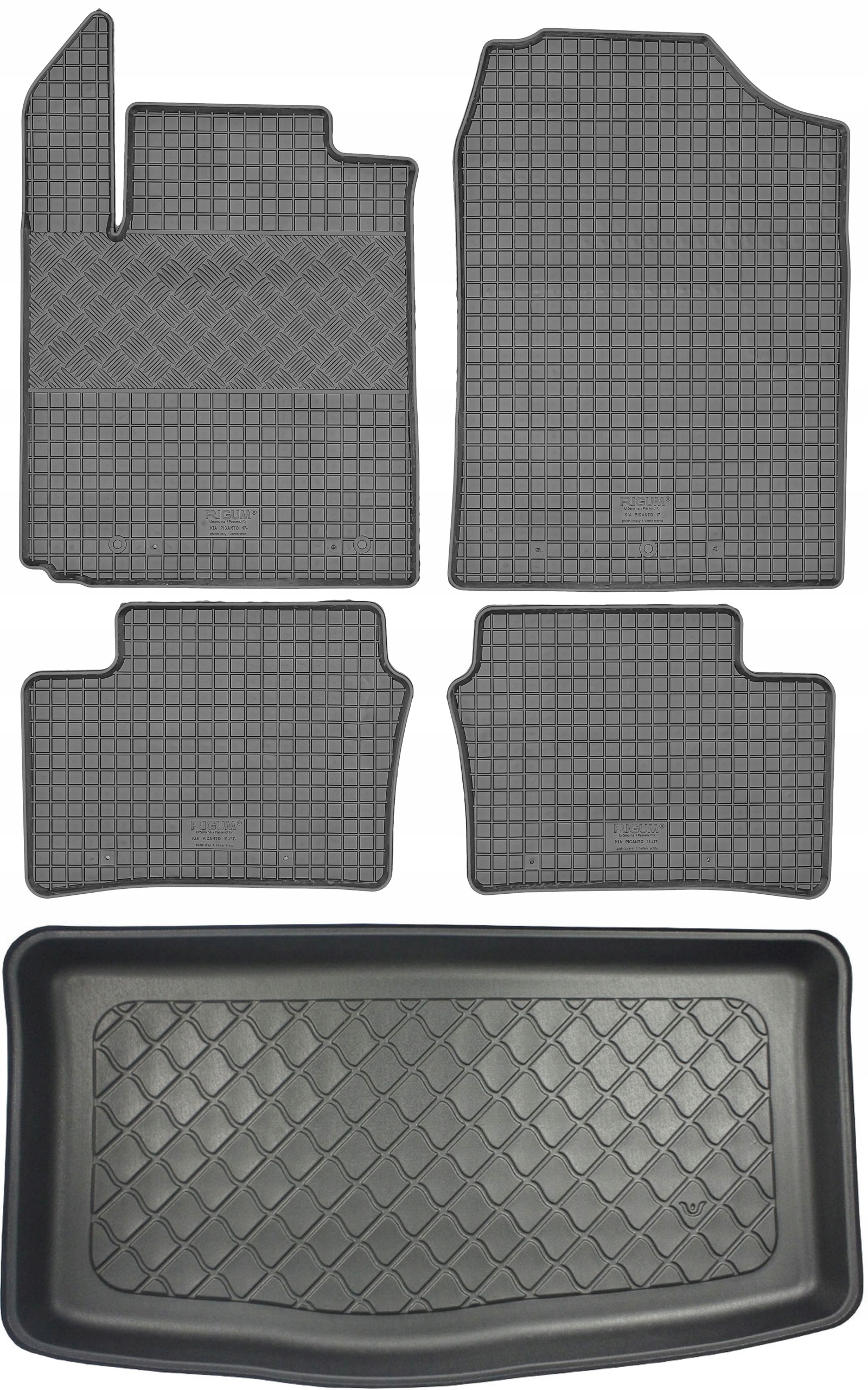 Kia Picanto III Ja Hb 2017 Koberce rohože
