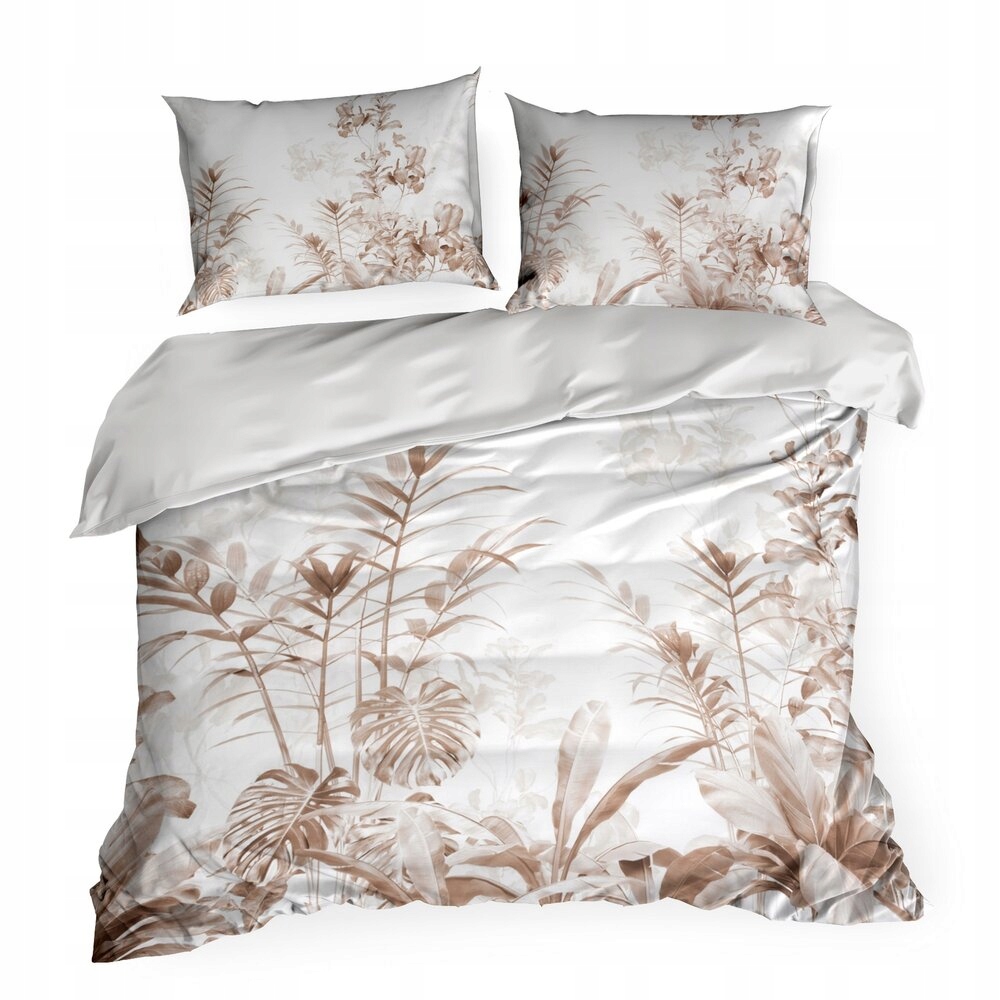Posteľná Bielizeň PREMIUM25 220x200 Eurofirany biela, hnedá, exotická