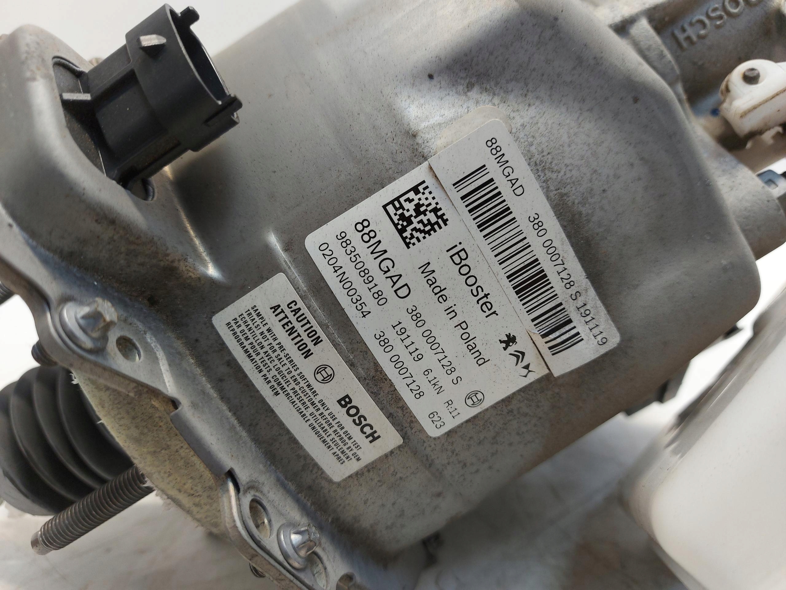 PEUGEOT 508 II servofreno servo 9835989180