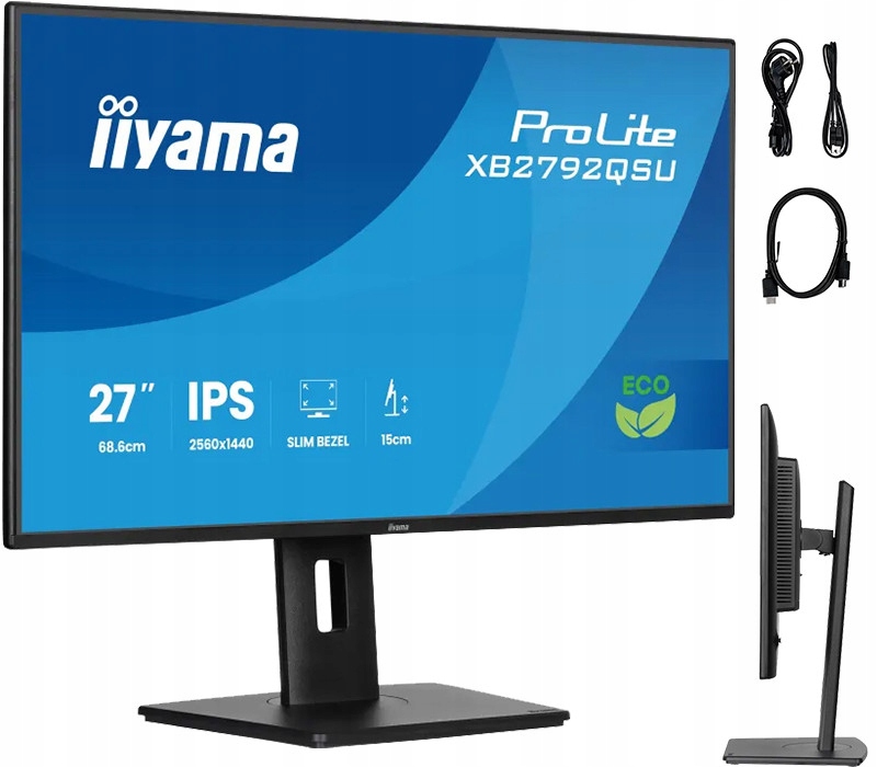 Monitor iiyama ProLite XB2792QSU-B1 27 Ips Wqhd Led 120Hz /hdmi, Dp/