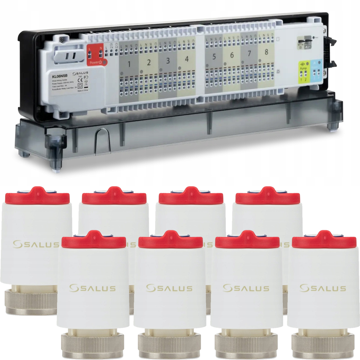 Ovládacia Lišta Pre Podlahové Vykurovanie Podlahy Salus Pohony 8