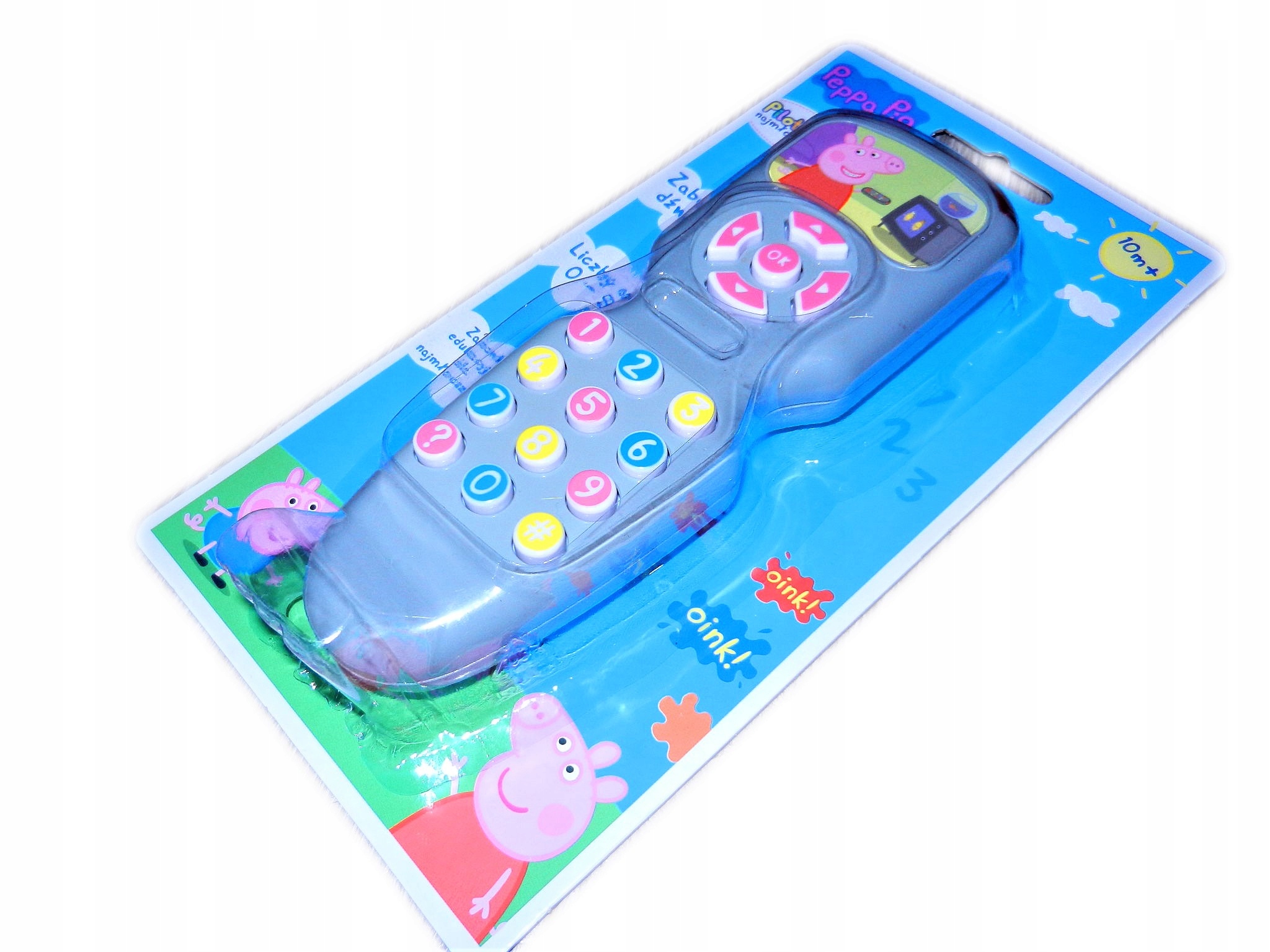 

świnka Peppa telefon Pilot Tv eukacja Cyfry