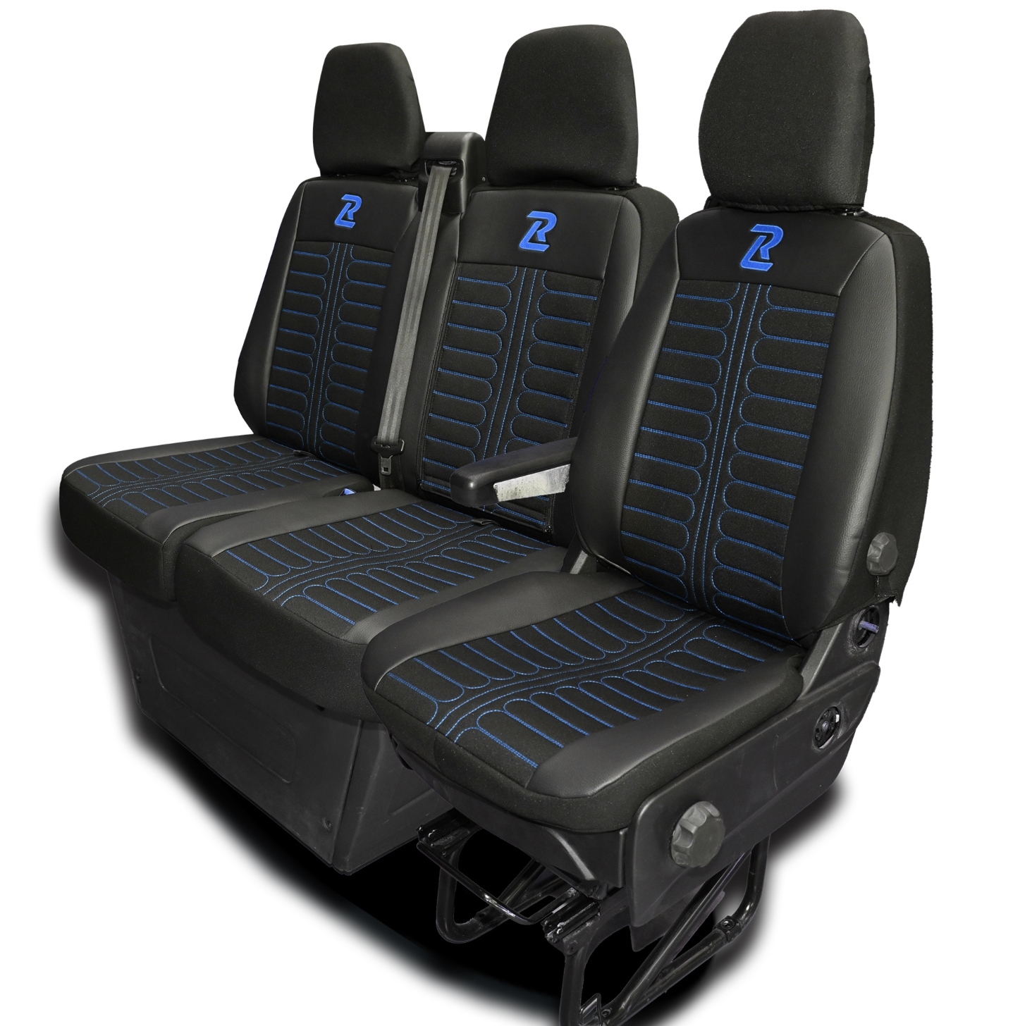 Potahy na sedadla Tornado Iveco Daily od roku 2014, materiál modrý