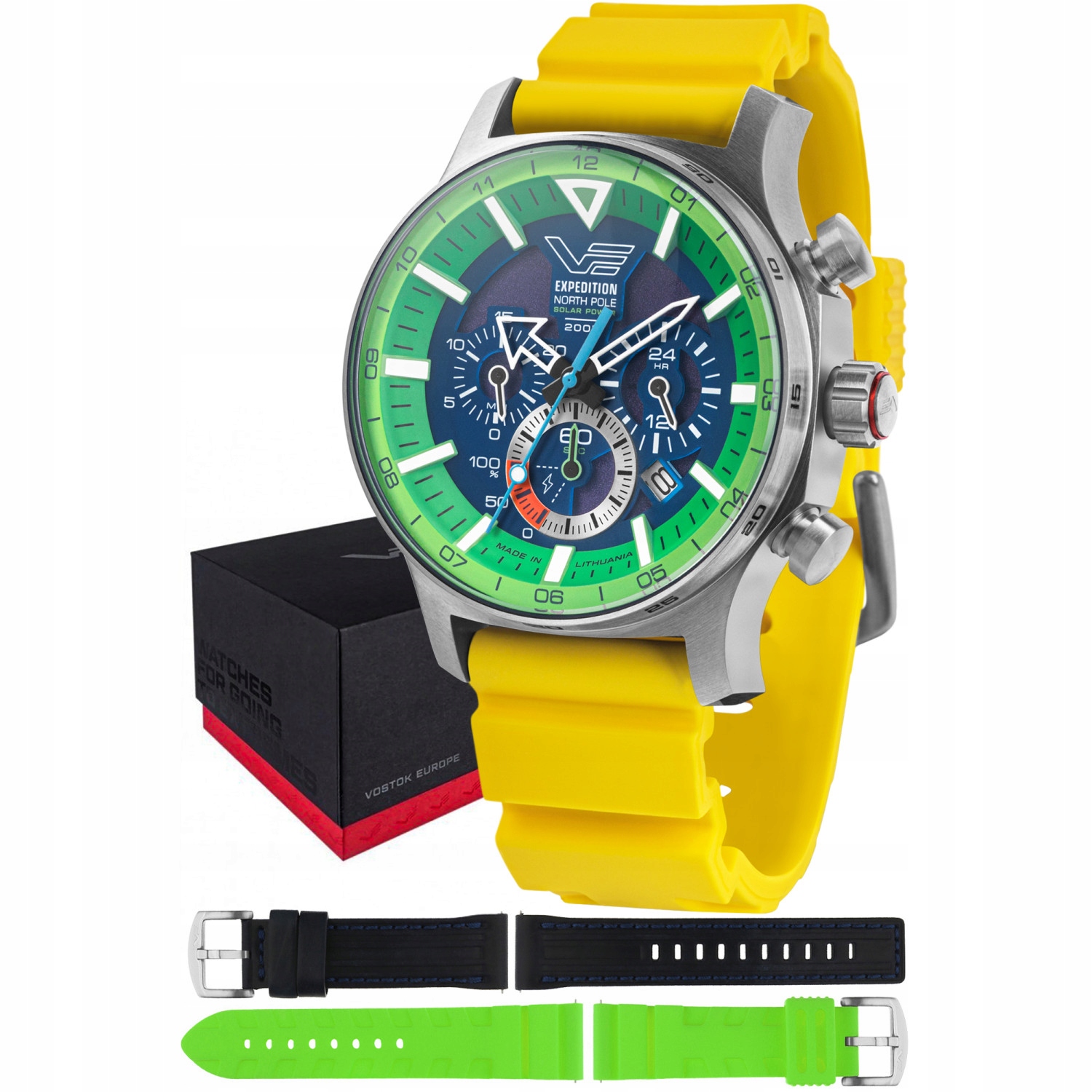 Pánské Hodinky Vostok Europe VR42-595A733SY žluté