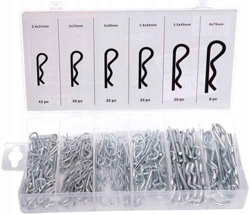 ZAWLECZKI SPRĘŻYNOWE ZESTAW ZAWLECZEK SPRĘŻYNOWYCH 150 EL Marka inna