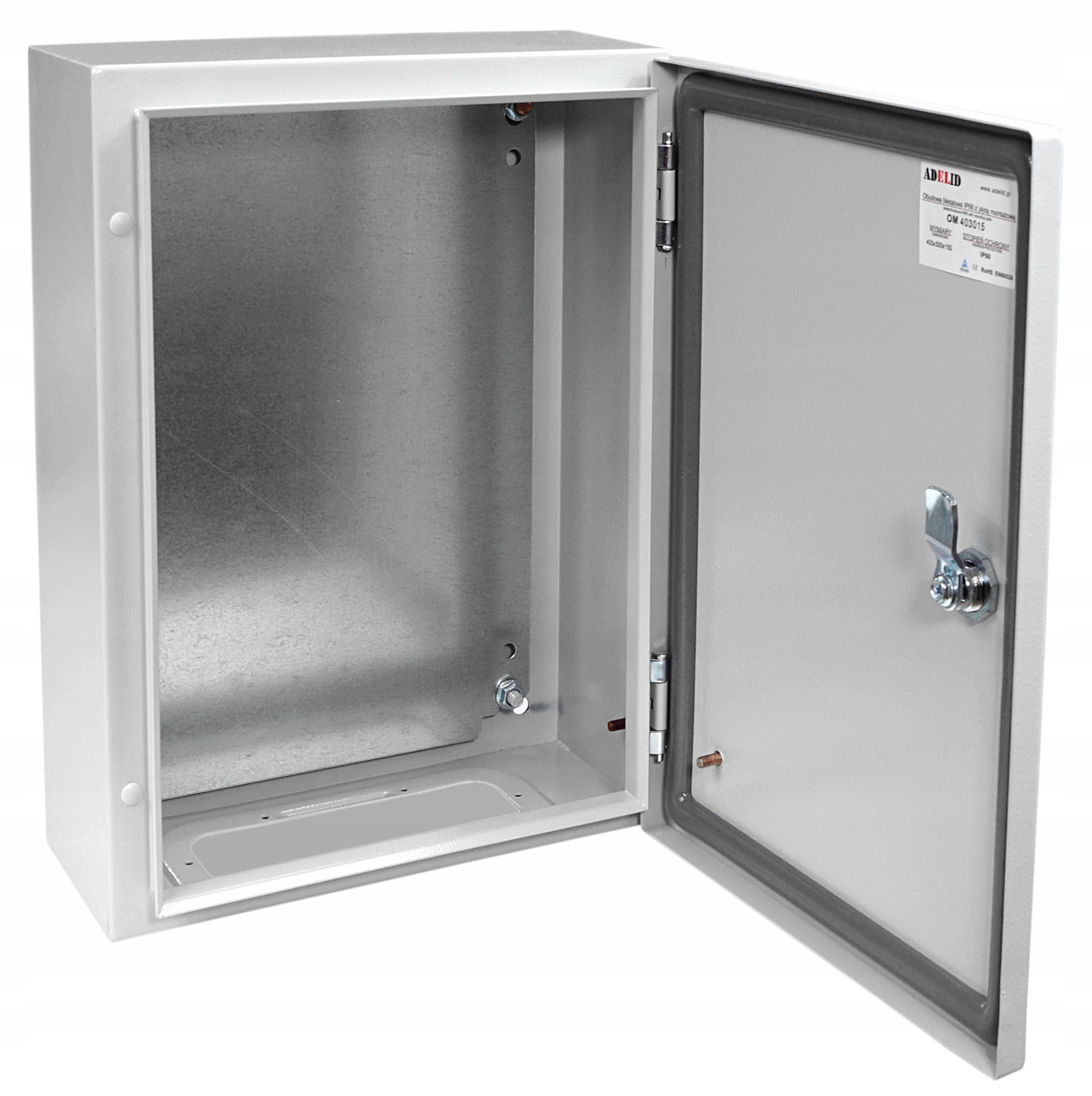 

Skrzynka Elektryczna Rozdzielnia Metalowa 40x40x25