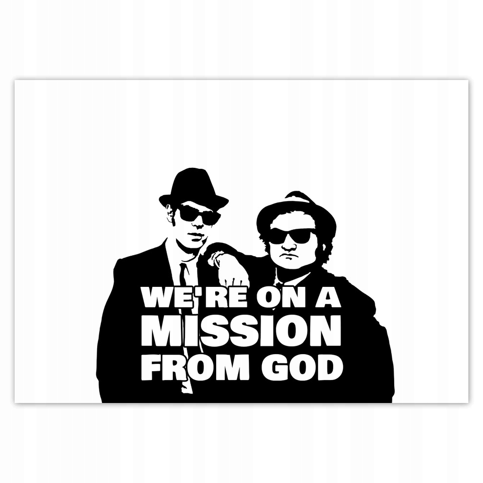 

Naklejki 70x50 Blues Brothers Mission