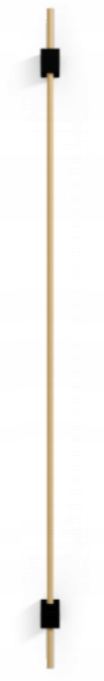 Lanar Double Hold Led lampa lineárna 100 cm zlatá čierna nástenná stropná