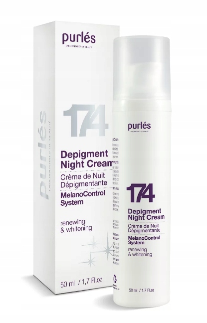 Purles 174 Depigment Nigth Cream krem depigmentujący na noc 50ml