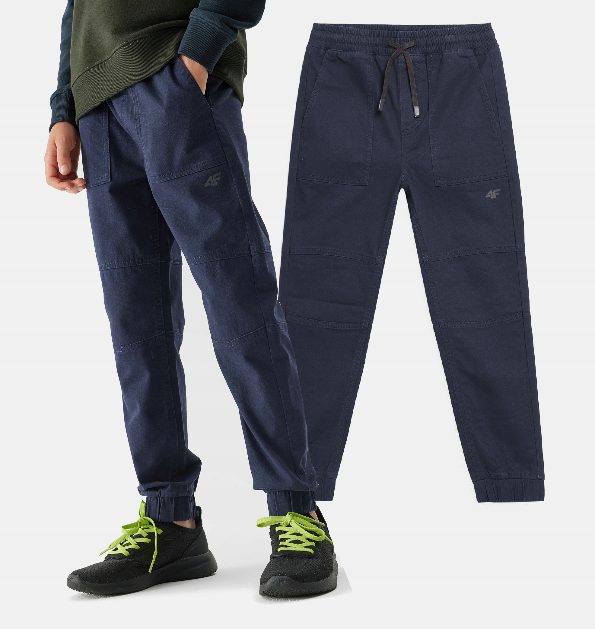 4F SPODNIE CHŁOPIĘCE JOGGERY CASUAL DRESY Wiek dziecka 10 lat +