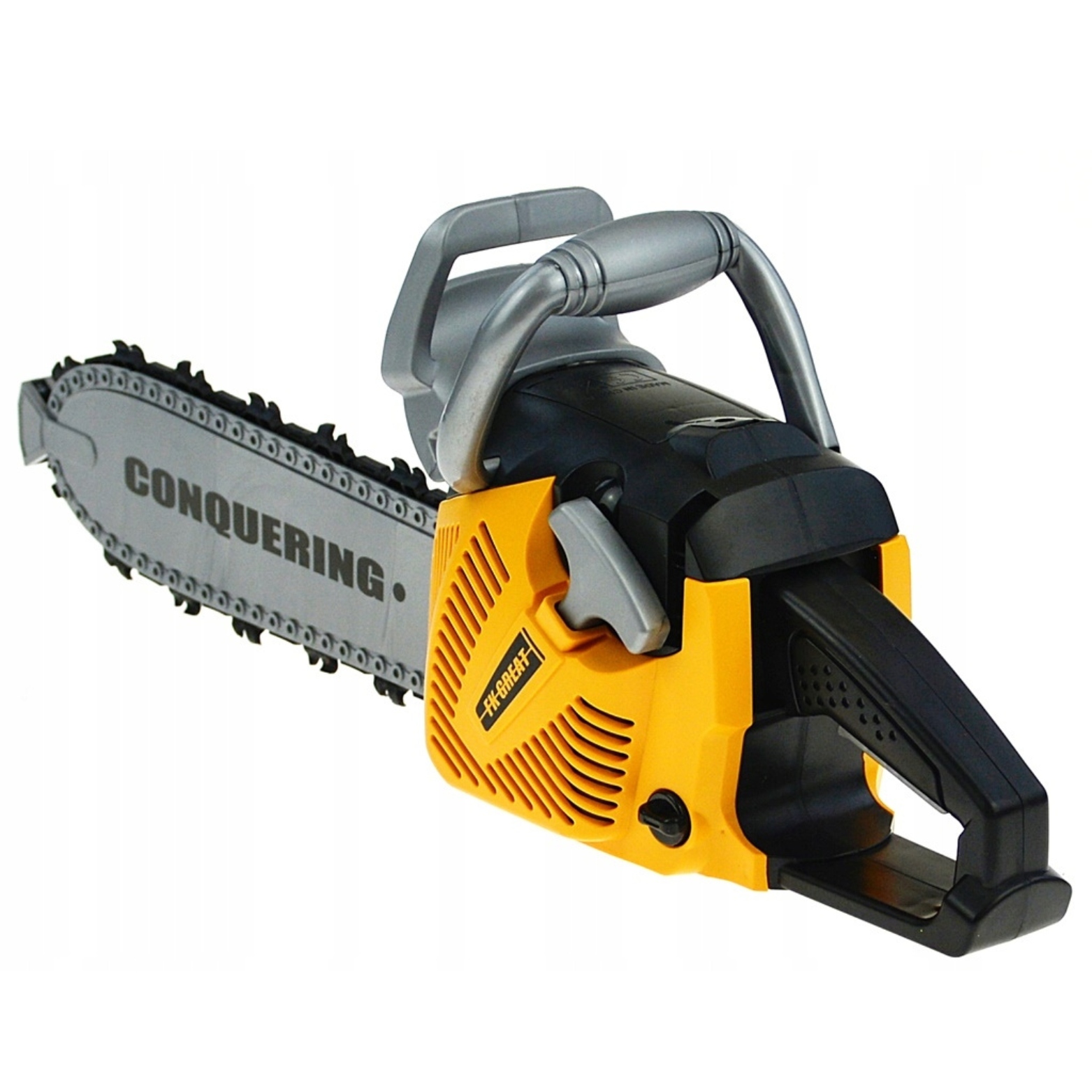 Duża Piła Łańcuchowa spalinowa dzieci ruchomy łańcuch Kask Latarka LED Wiek dziecka 3 lata +