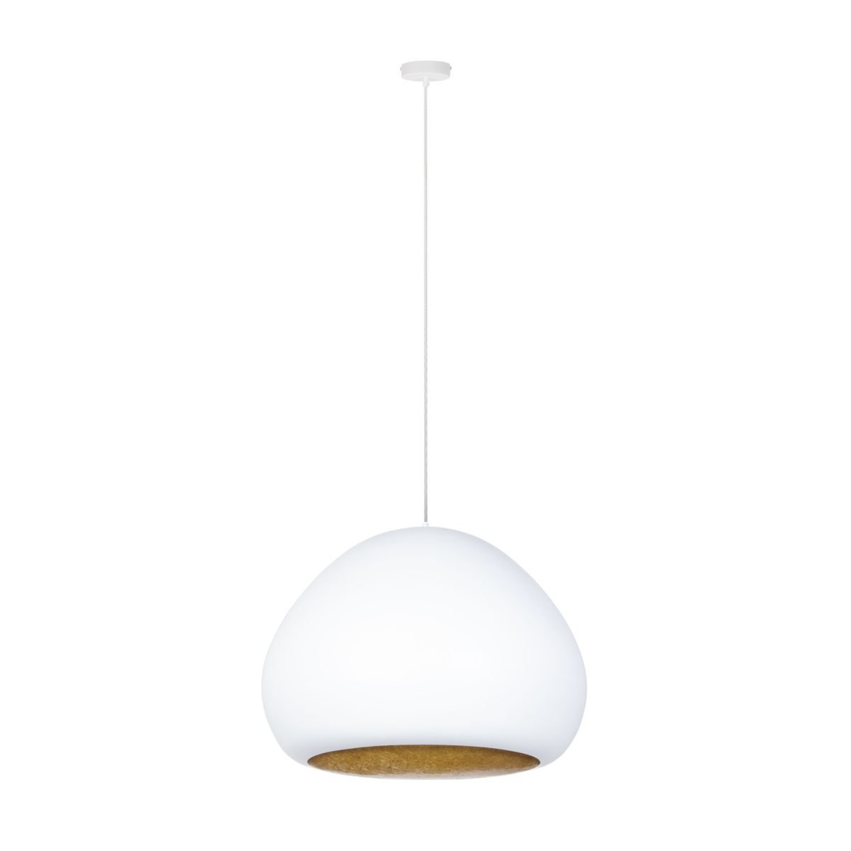 Biela moderná závesná lampa Lava 41076 Sigma Lighting